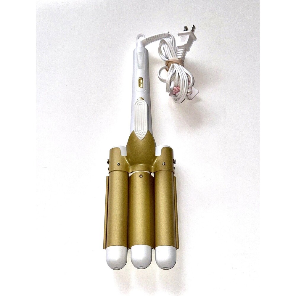 Catherine Malandrino 3-in-1 Curling Iron Set Ceramic Surface Frizz Free Curls